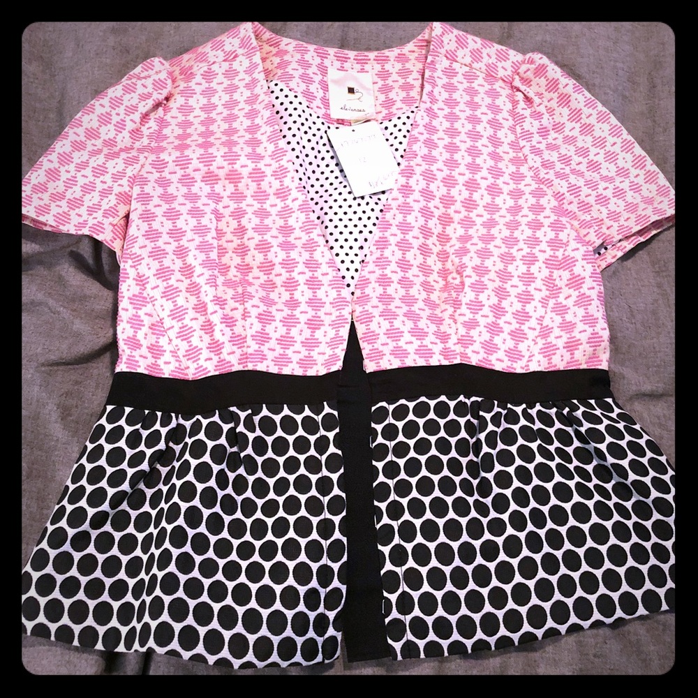 Anthropologie Short Sleeved Jacket. Super girly!